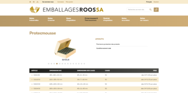 Emballages Roos SA - Shop